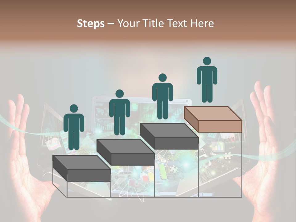 Technology Social Screen PowerPoint Template