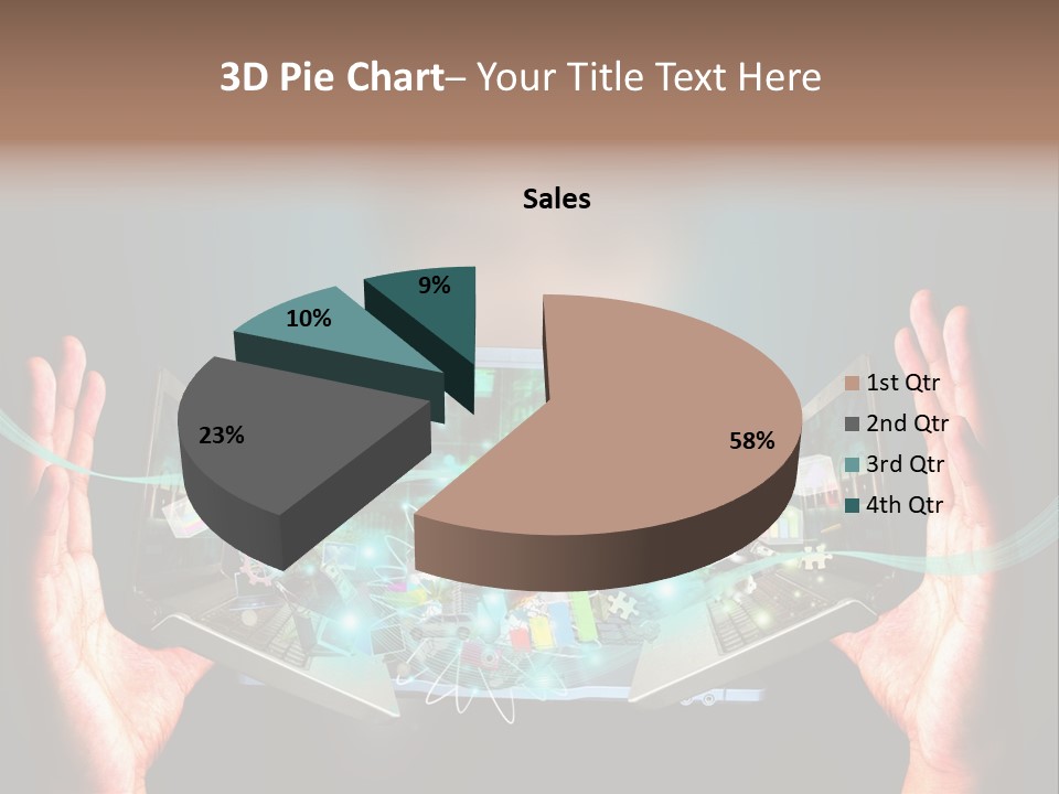 Technology Social Screen PowerPoint Template