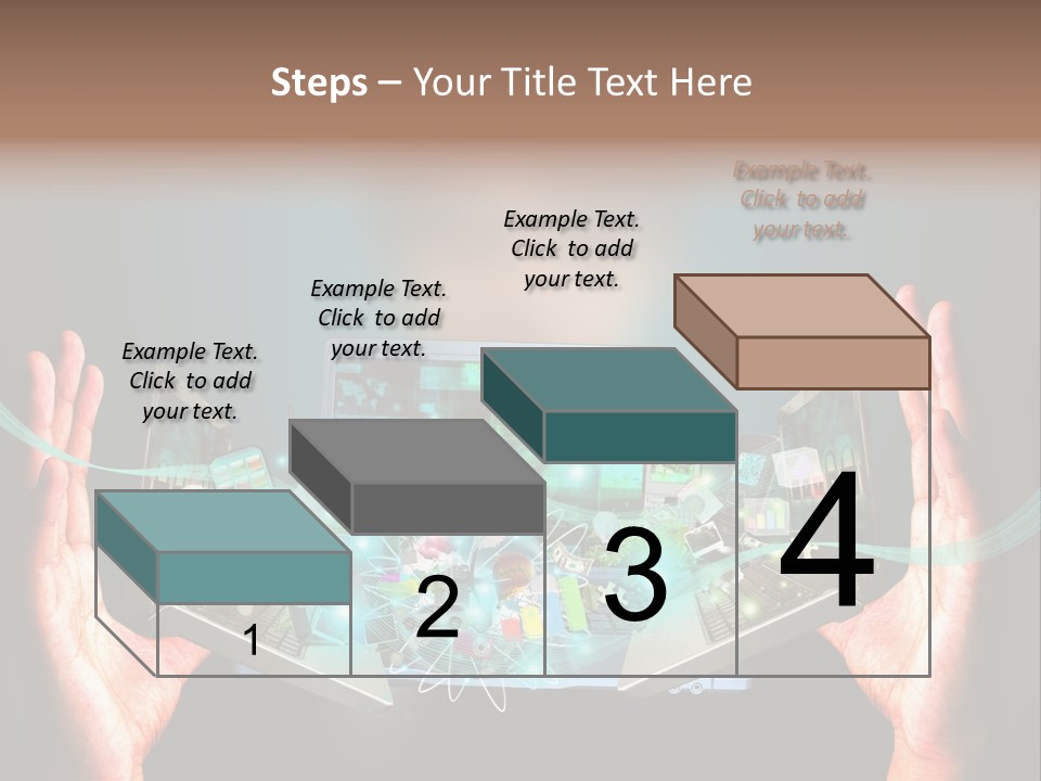 Technology Social Screen PowerPoint Template