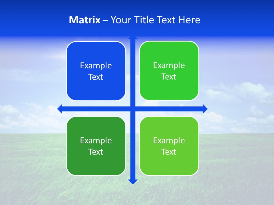 Field Grass Nature PowerPoint Template