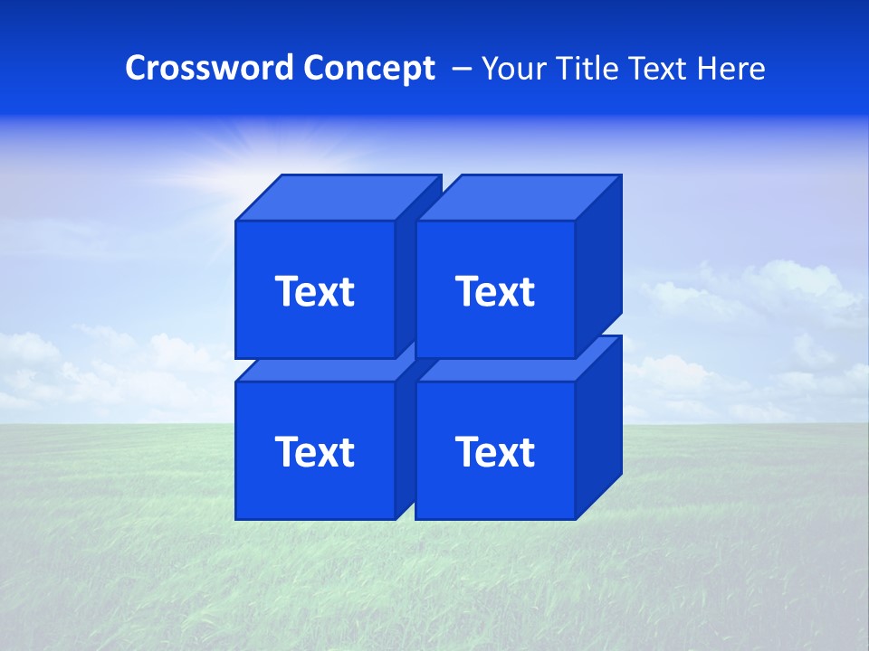 Field Grass Nature PowerPoint Template