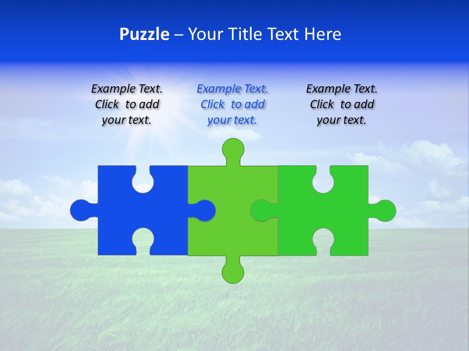 Field Grass Nature PowerPoint Template