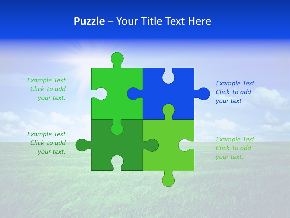 Field Grass Nature PowerPoint Template