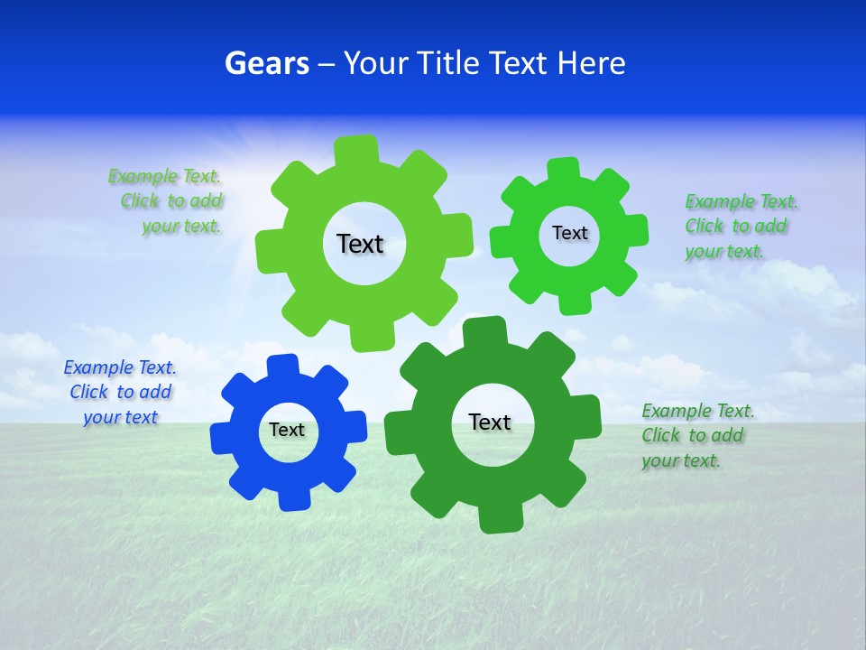 Field Grass Nature PowerPoint Template