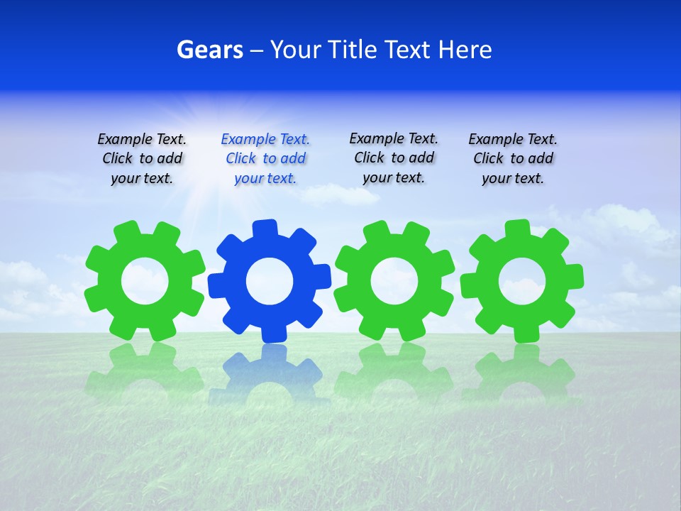 Field Grass Nature PowerPoint Template