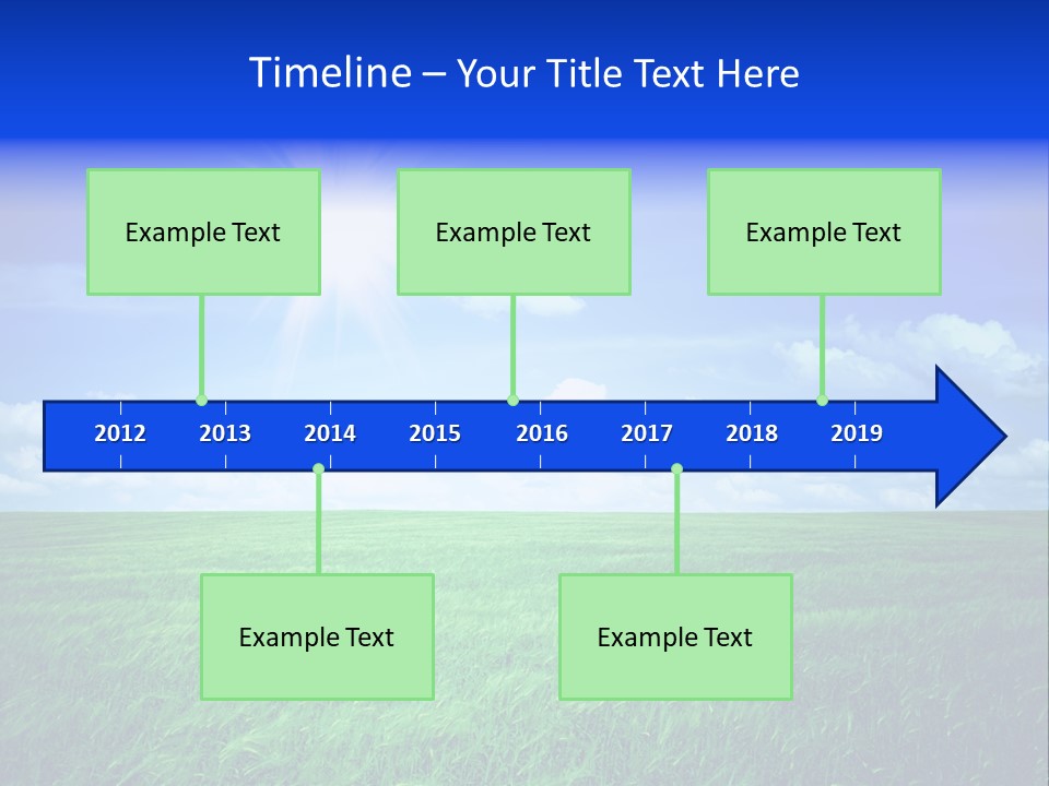 Field Grass Nature PowerPoint Template