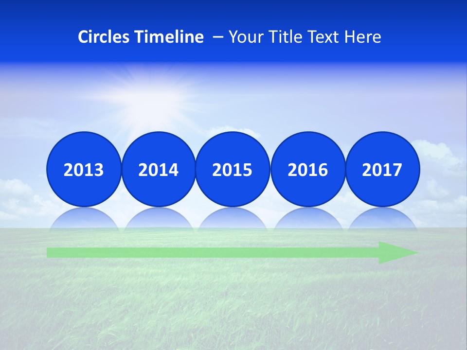 Field Grass Nature PowerPoint Template