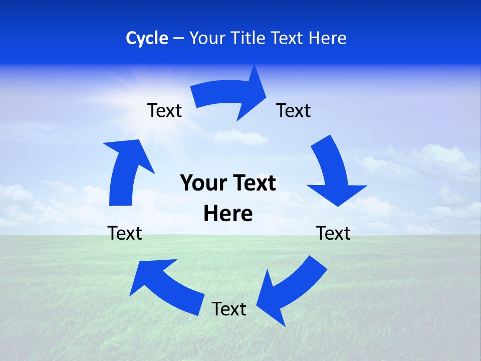 Field Grass Nature PowerPoint Template
