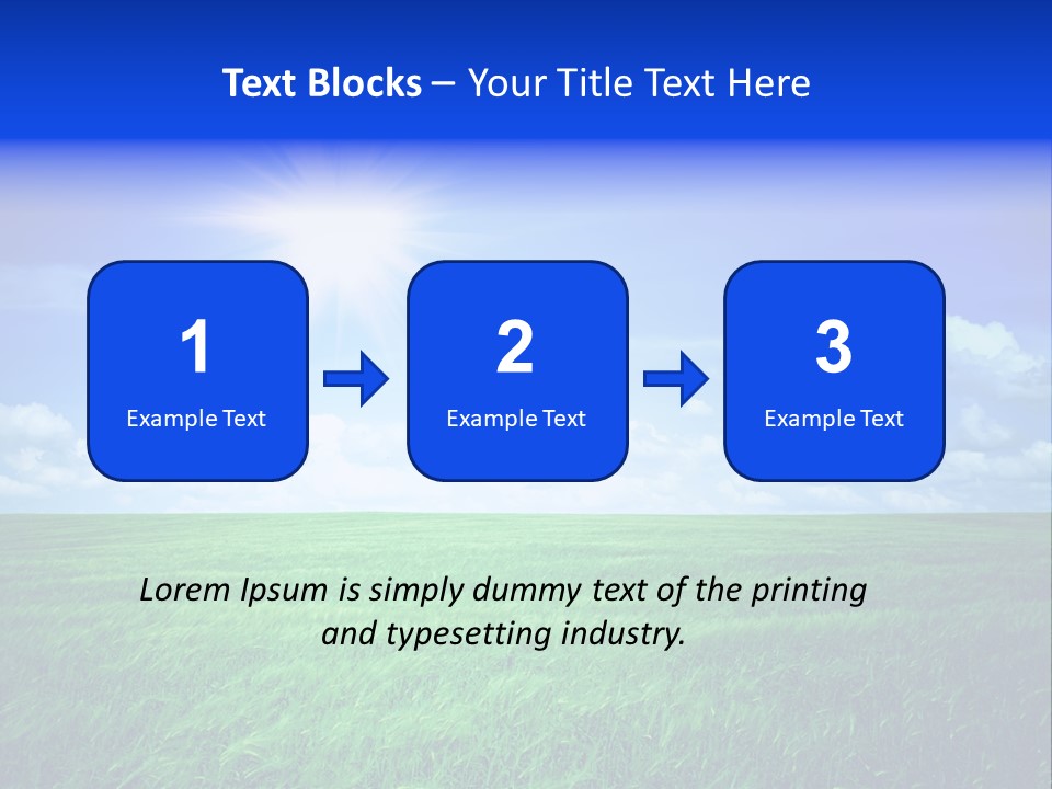 Field Grass Nature PowerPoint Template