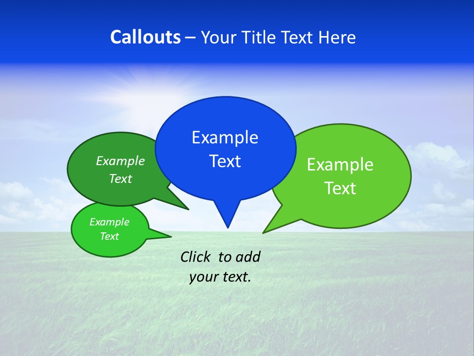 Field Grass Nature PowerPoint Template