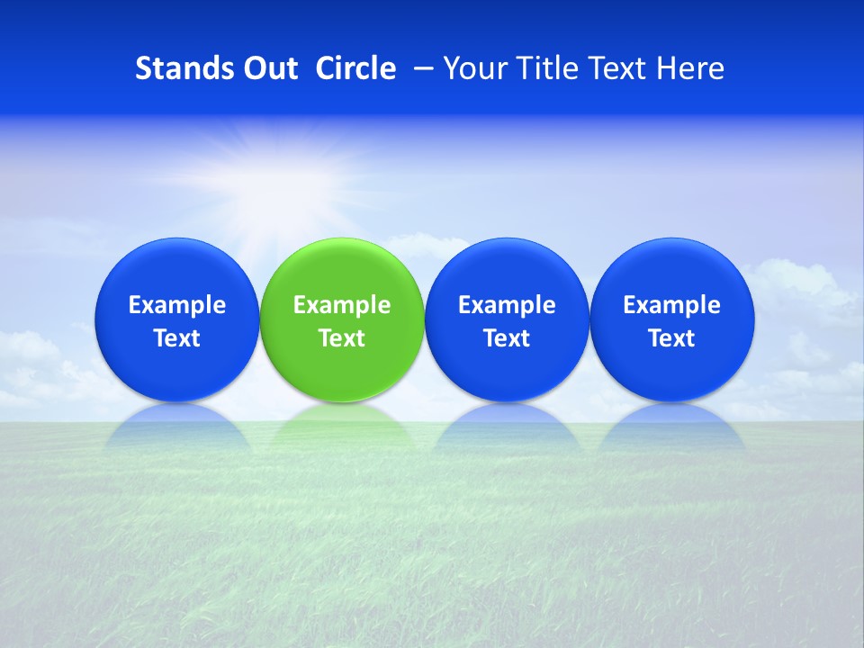 Field Grass Nature PowerPoint Template