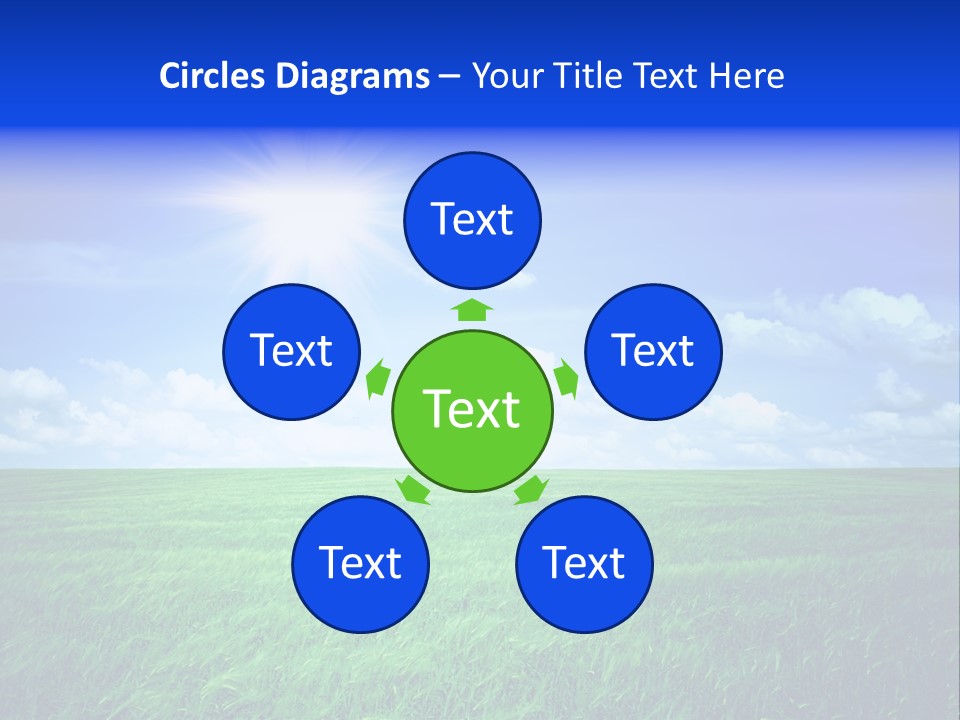 Field Grass Nature PowerPoint Template