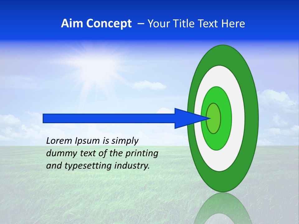 Field Grass Nature PowerPoint Template