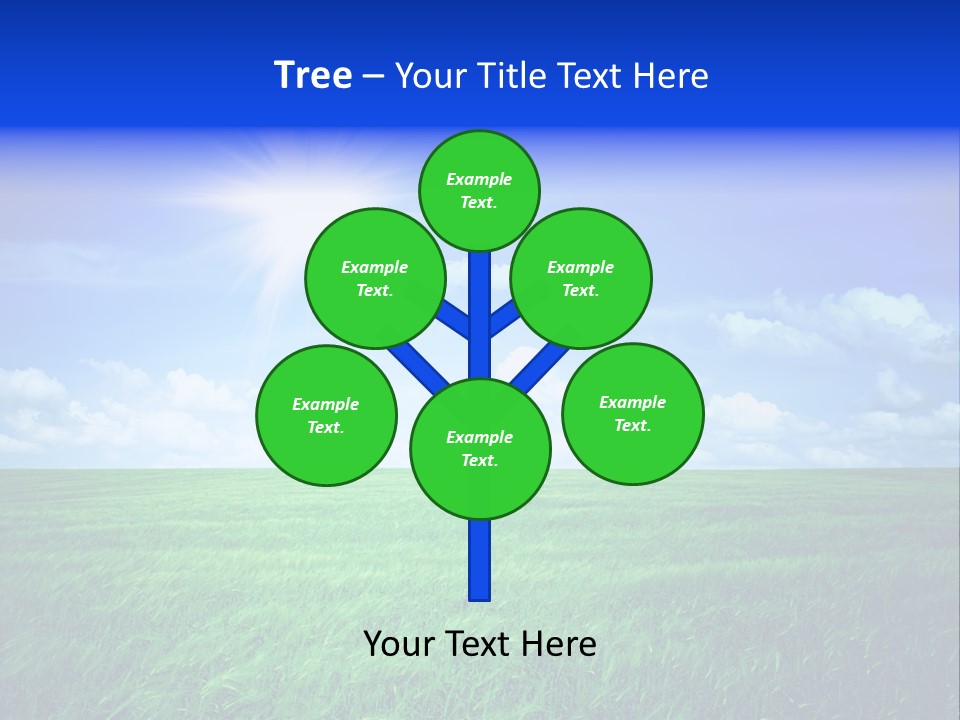 Field Grass Nature PowerPoint Template