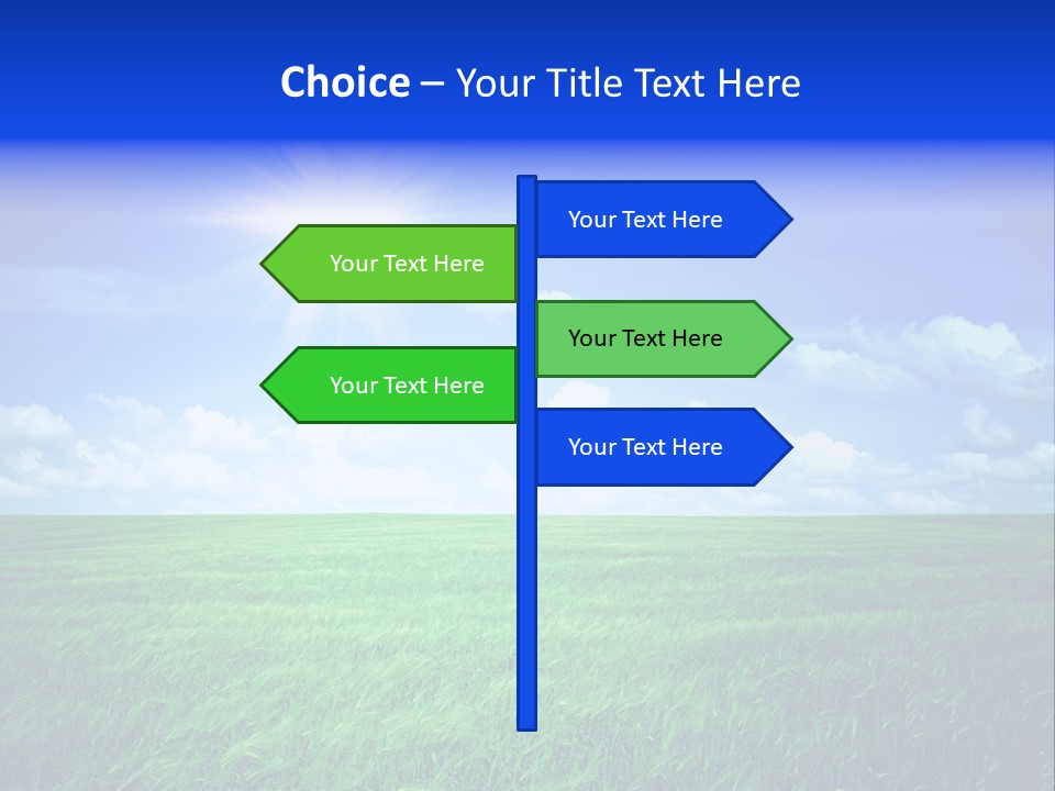 Field Grass Nature PowerPoint Template