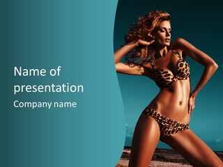 Fashion Cyprus Woman PowerPoint Template