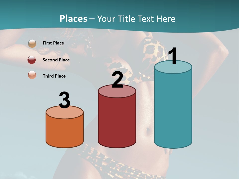 Fashion Cyprus Woman PowerPoint Template