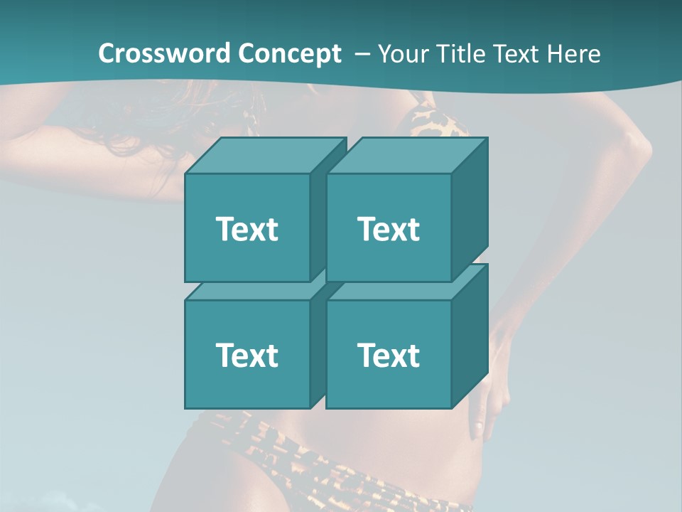 Fashion Cyprus Woman PowerPoint Template