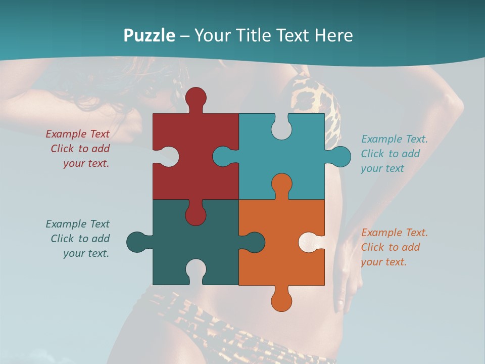 Fashion Cyprus Woman PowerPoint Template