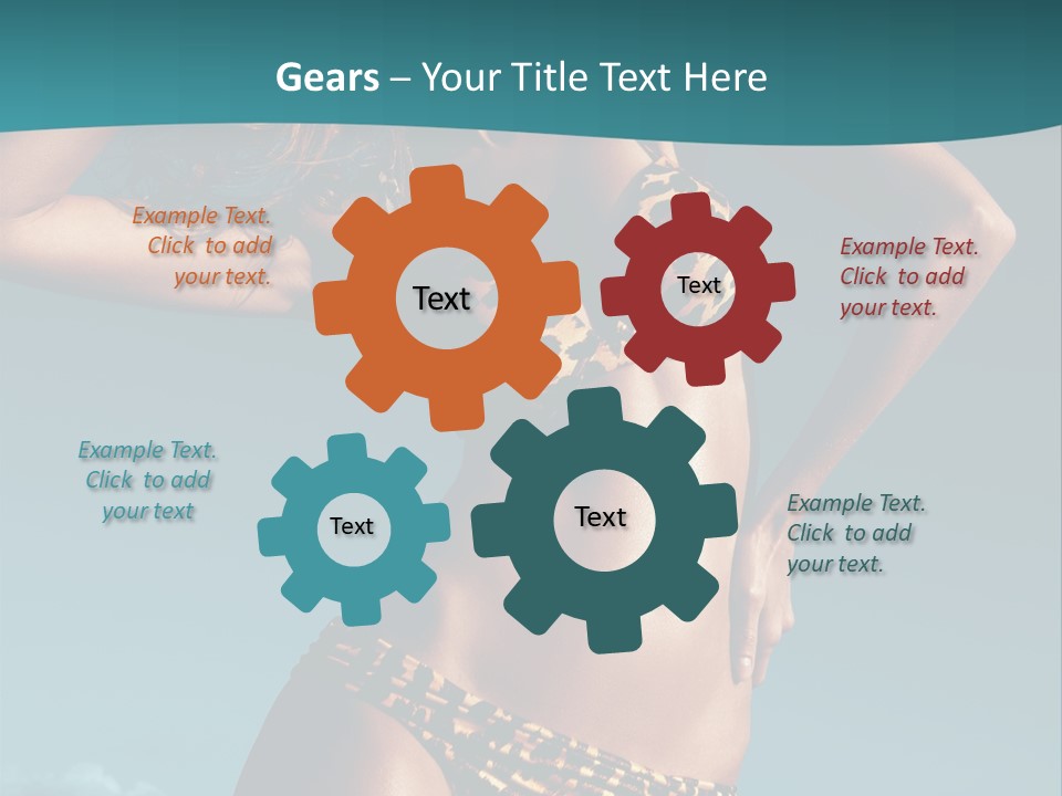 Fashion Cyprus Woman PowerPoint Template