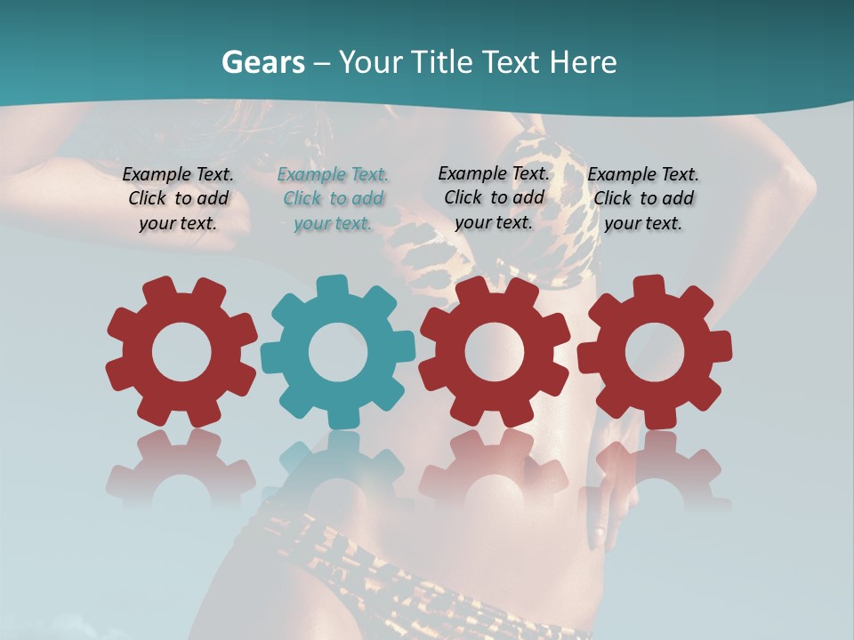 Fashion Cyprus Woman PowerPoint Template