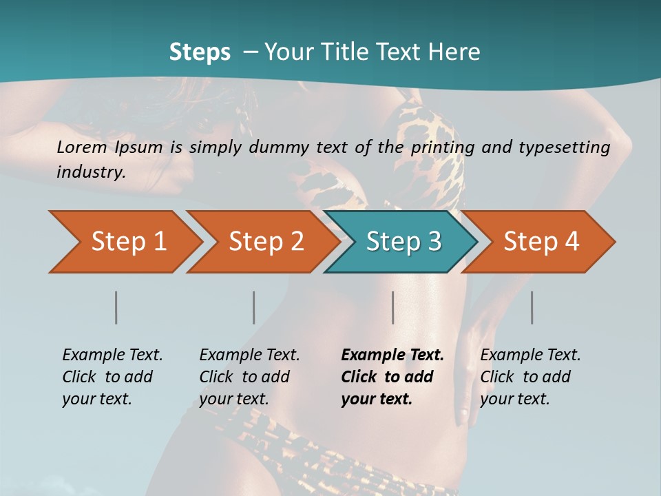Fashion Cyprus Woman PowerPoint Template