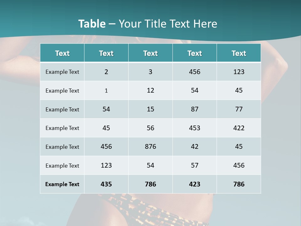 Fashion Cyprus Woman PowerPoint Template