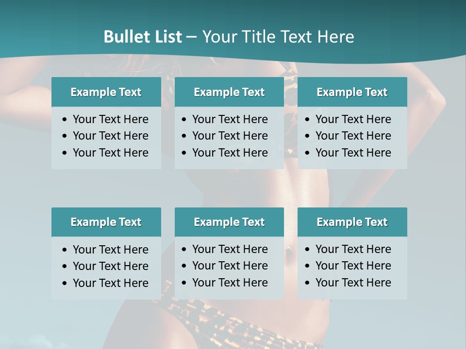 Fashion Cyprus Woman PowerPoint Template