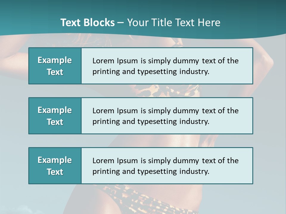 Fashion Cyprus Woman PowerPoint Template