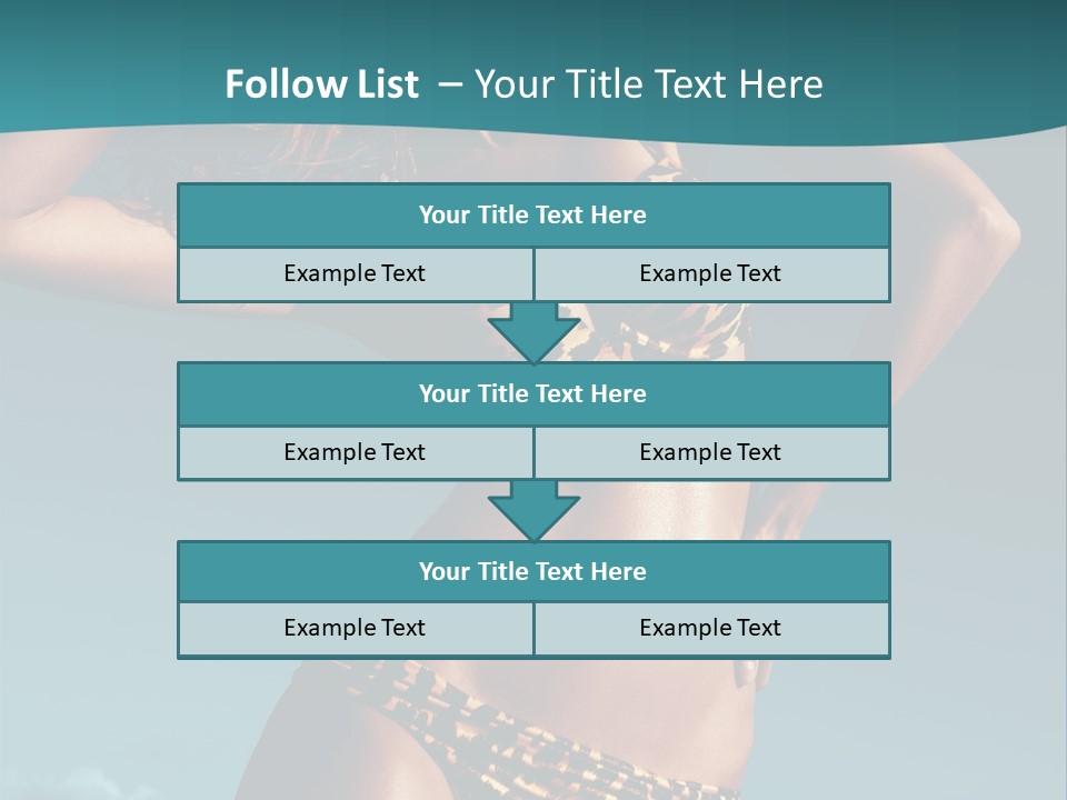 Fashion Cyprus Woman PowerPoint Template