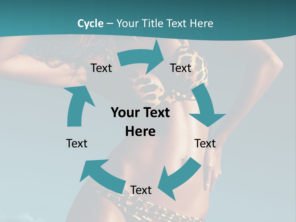 Fashion Cyprus Woman PowerPoint Template