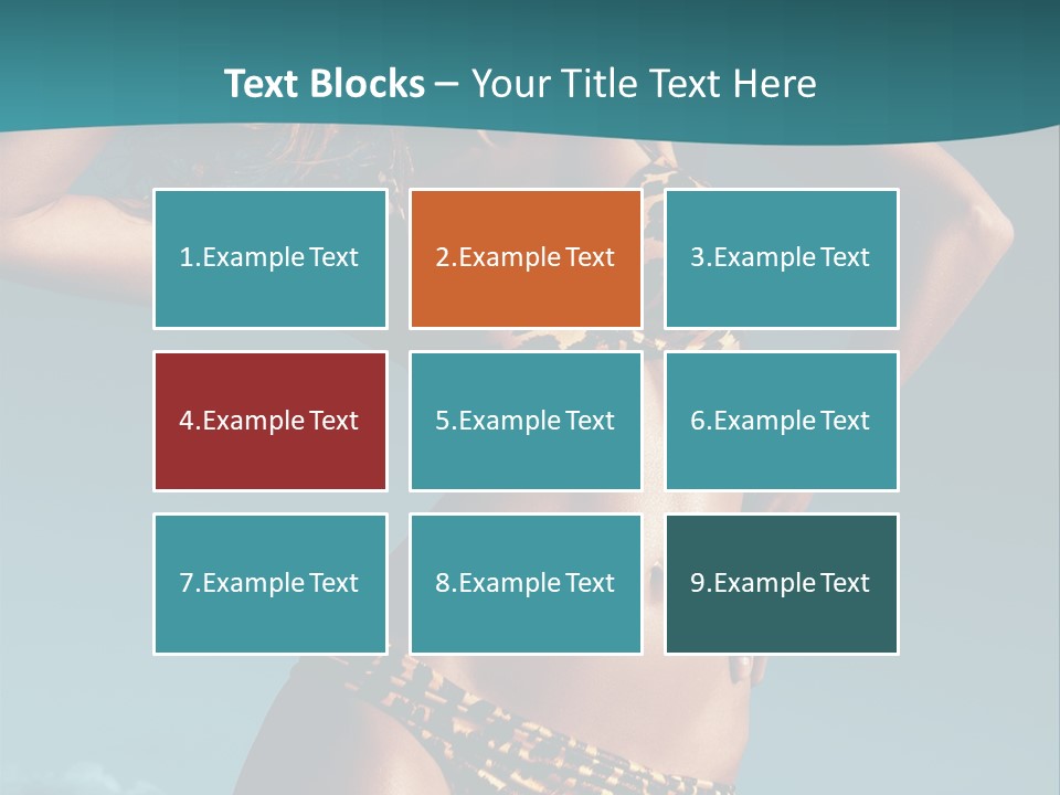 Fashion Cyprus Woman PowerPoint Template