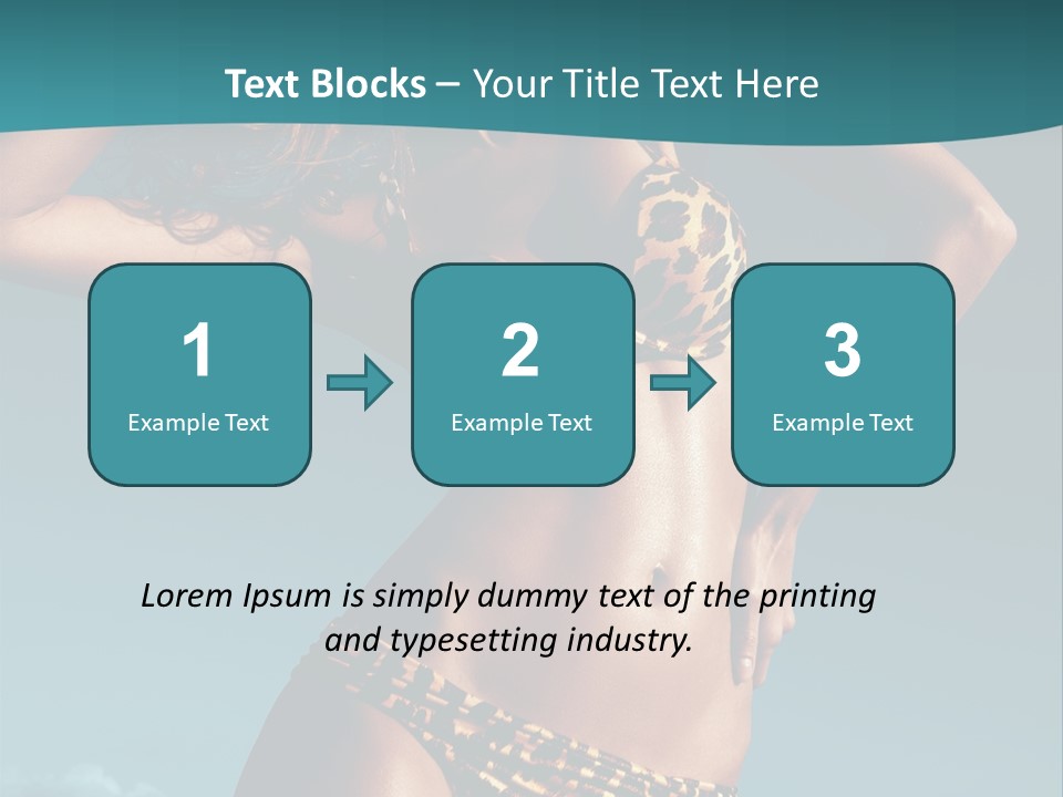 Fashion Cyprus Woman PowerPoint Template