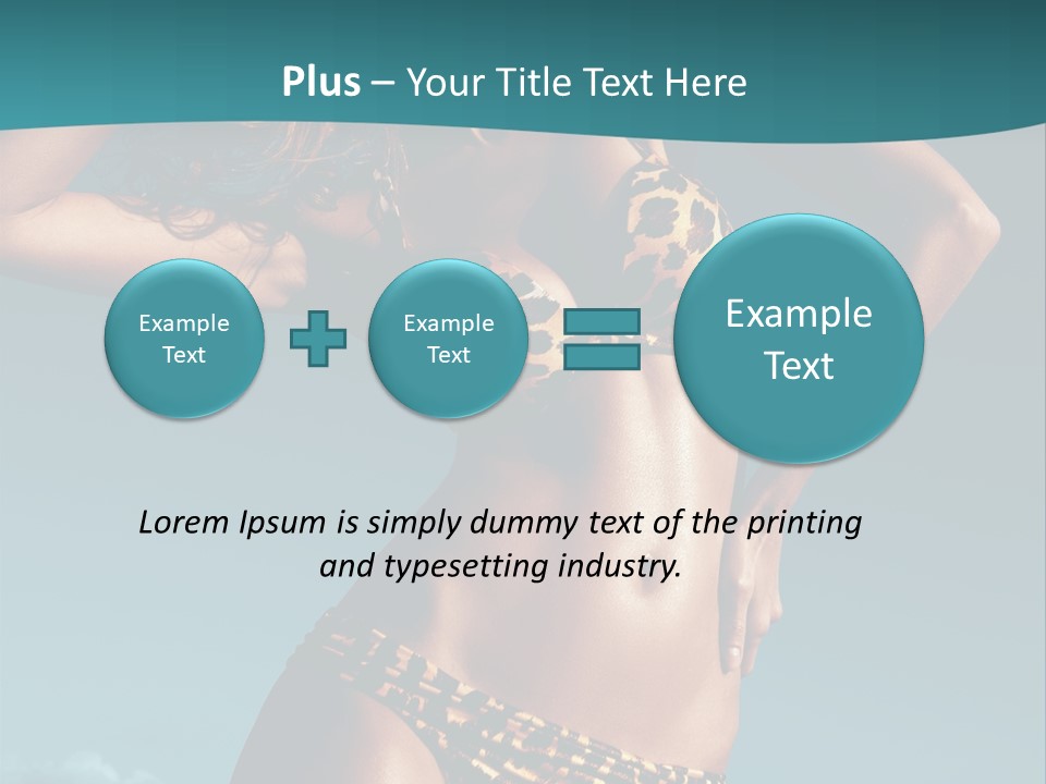 Fashion Cyprus Woman PowerPoint Template