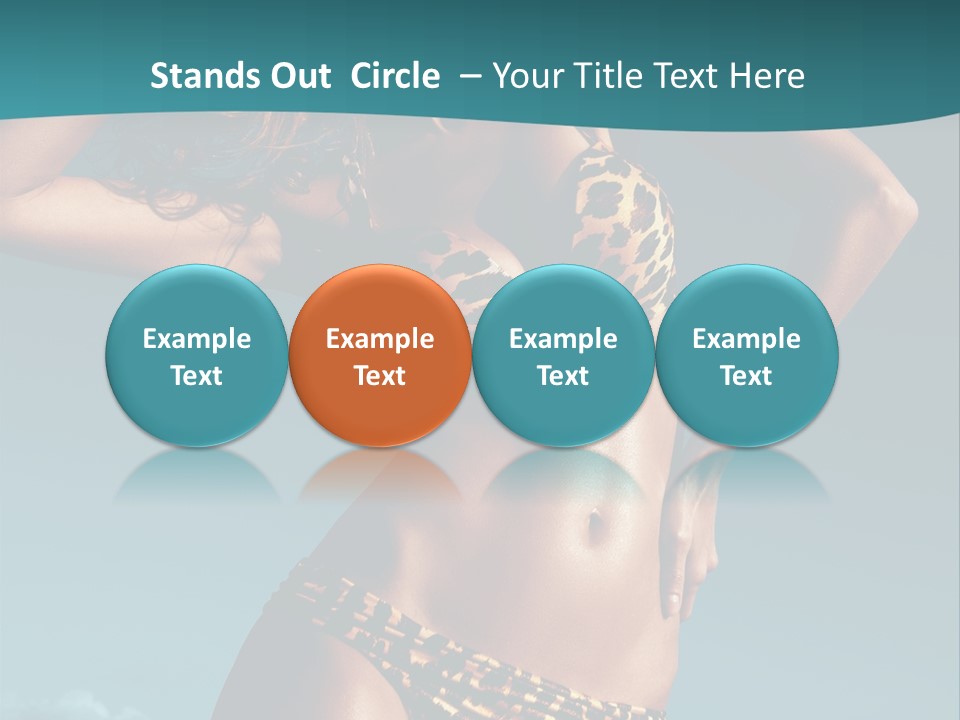 Fashion Cyprus Woman PowerPoint Template