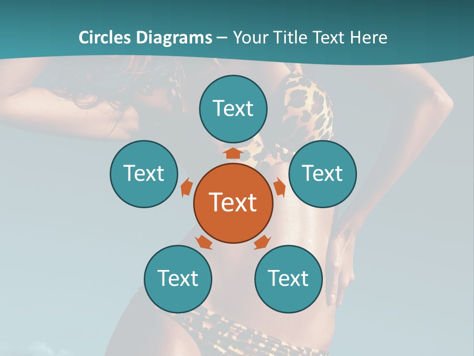 Fashion Cyprus Woman PowerPoint Template