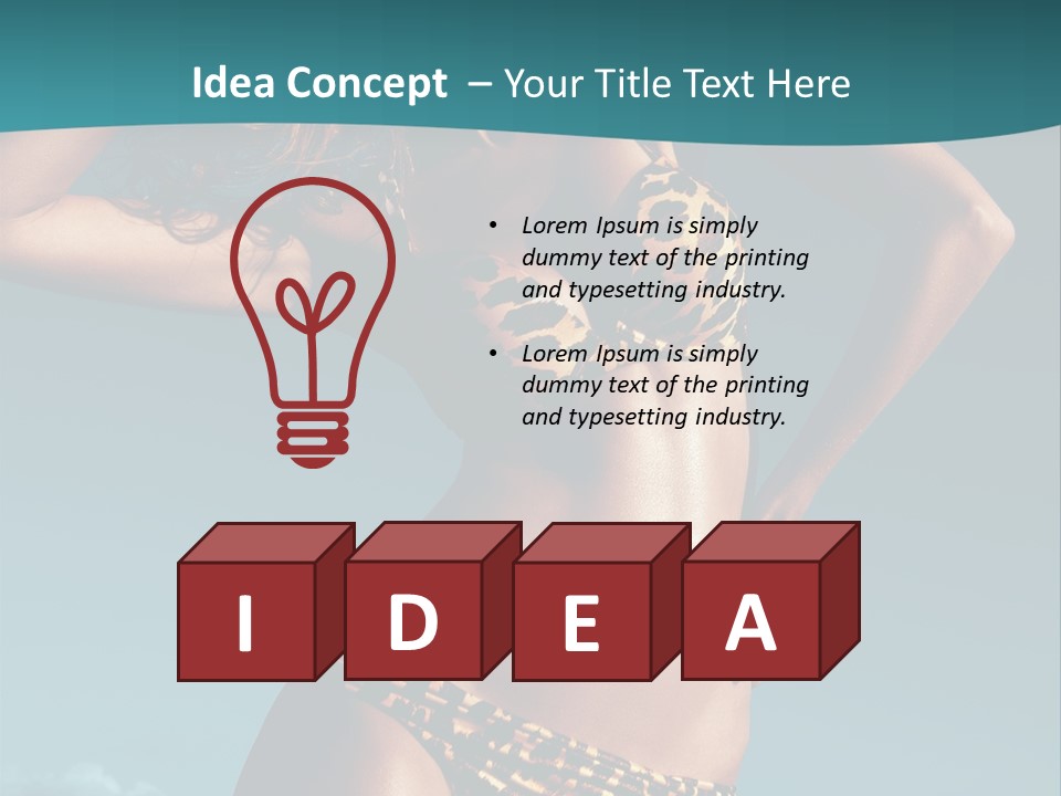 Fashion Cyprus Woman PowerPoint Template