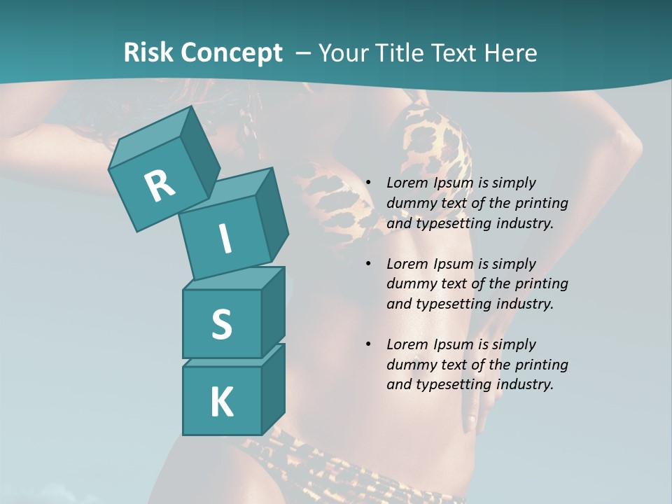 Fashion Cyprus Woman PowerPoint Template