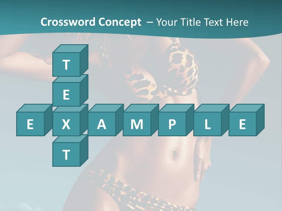 Fashion Cyprus Woman PowerPoint Template