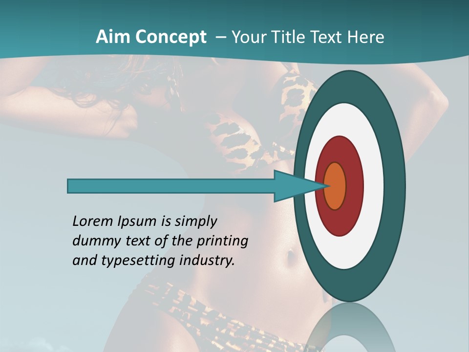 Fashion Cyprus Woman PowerPoint Template