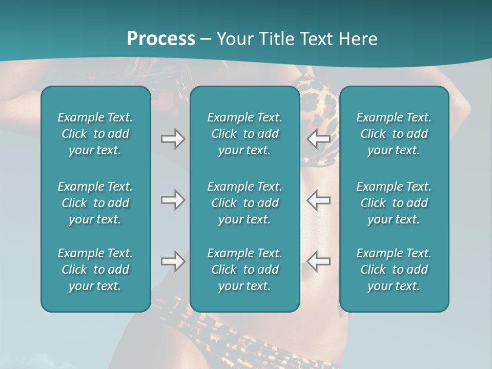 Fashion Cyprus Woman PowerPoint Template