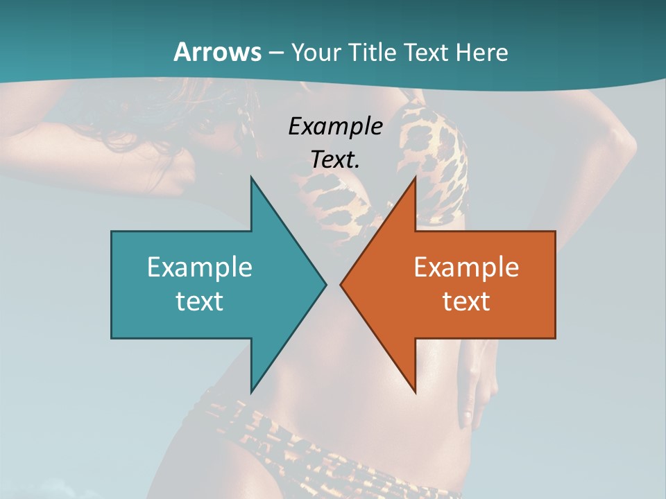 Fashion Cyprus Woman PowerPoint Template