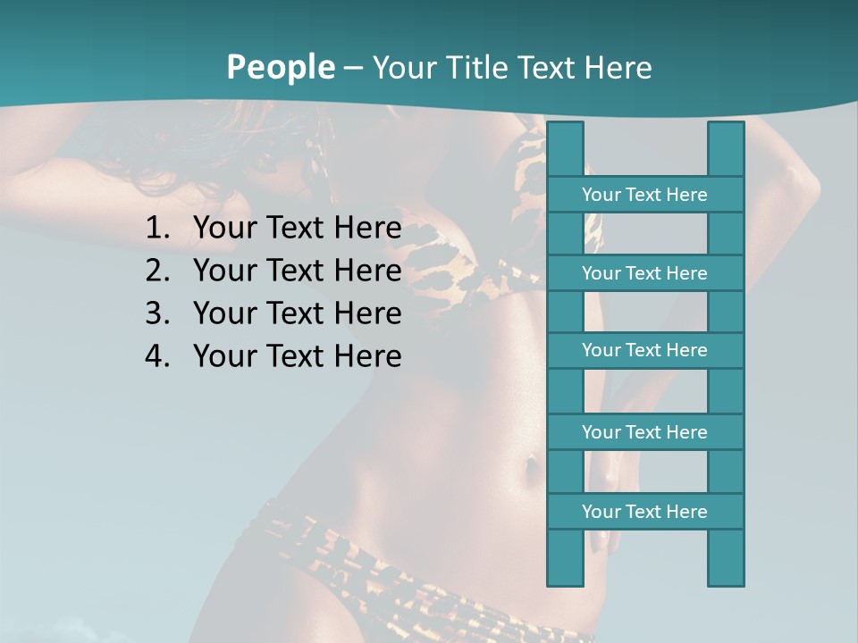 Fashion Cyprus Woman PowerPoint Template