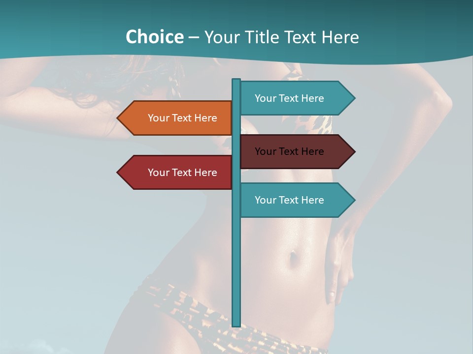 Fashion Cyprus Woman PowerPoint Template