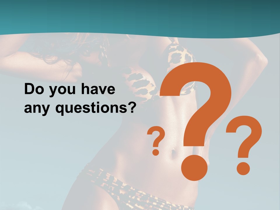 Fashion Cyprus Woman PowerPoint Template