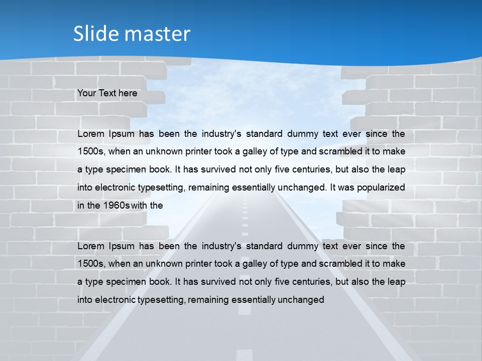 Determination Believing Light PowerPoint Template