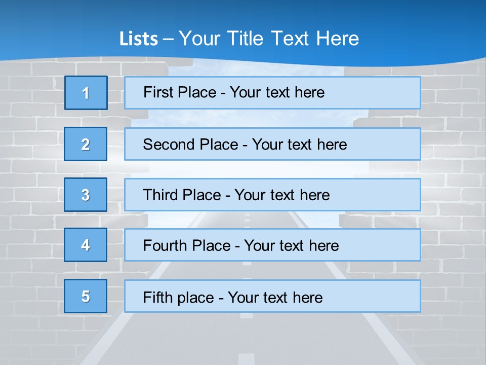 Determination Believing Light PowerPoint Template