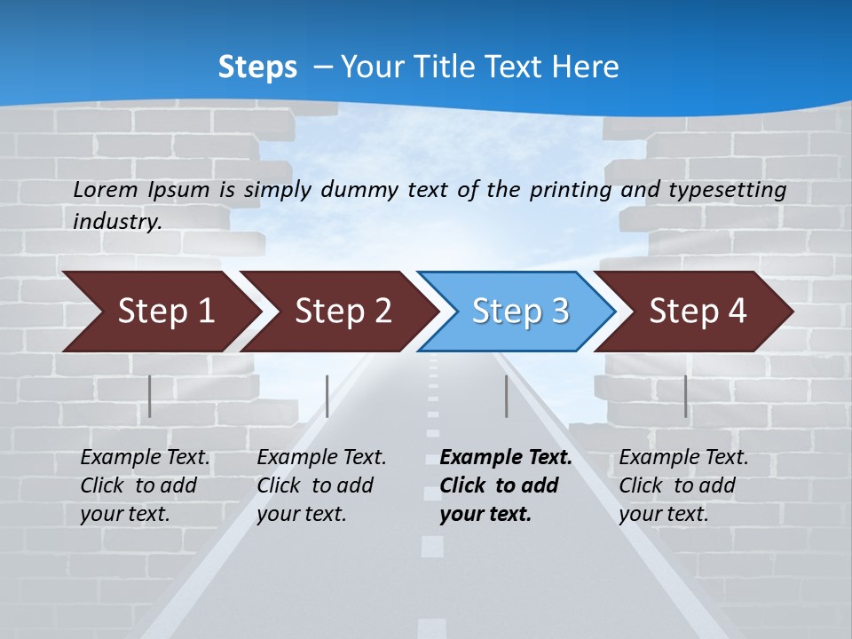 Determination Believing Light PowerPoint Template
