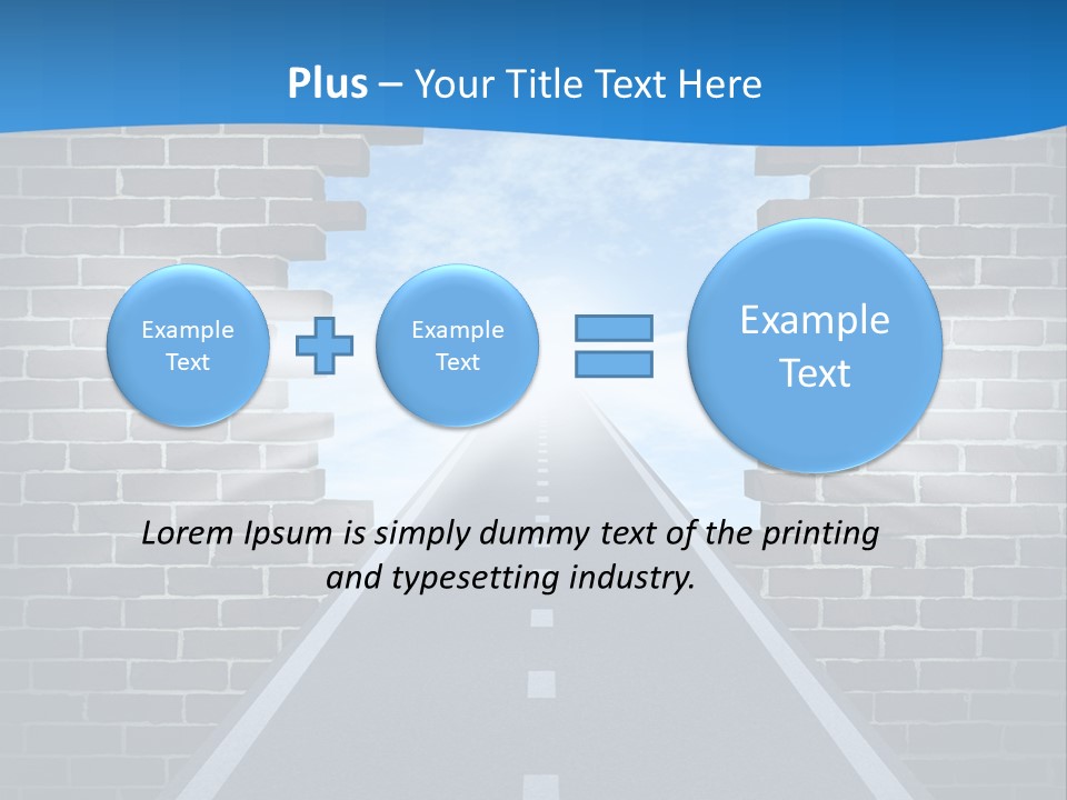 Determination Believing Light PowerPoint Template