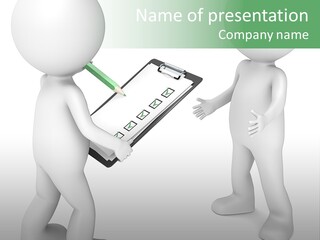 Symbol Thinking Test PowerPoint Template